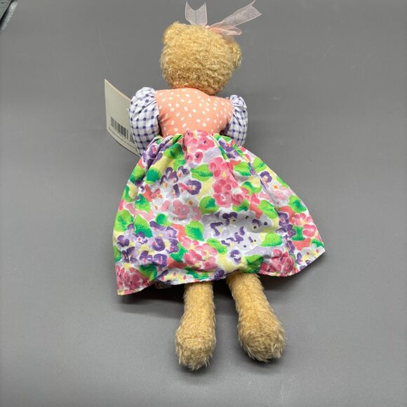 Hallmark Hyacinth and Cuddlesworth Plush Bear Floral Dress 13" Stuffed Toy Doll - Picture 3 of 7